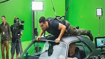 ویدیو| پشت صحنه حضور رونالدو در فیلم سینمایی سریع و خشن