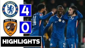 ویدیو| خلاصه بازی هال سیتی ۰ - چلسی ۴/ هت تریک نتو