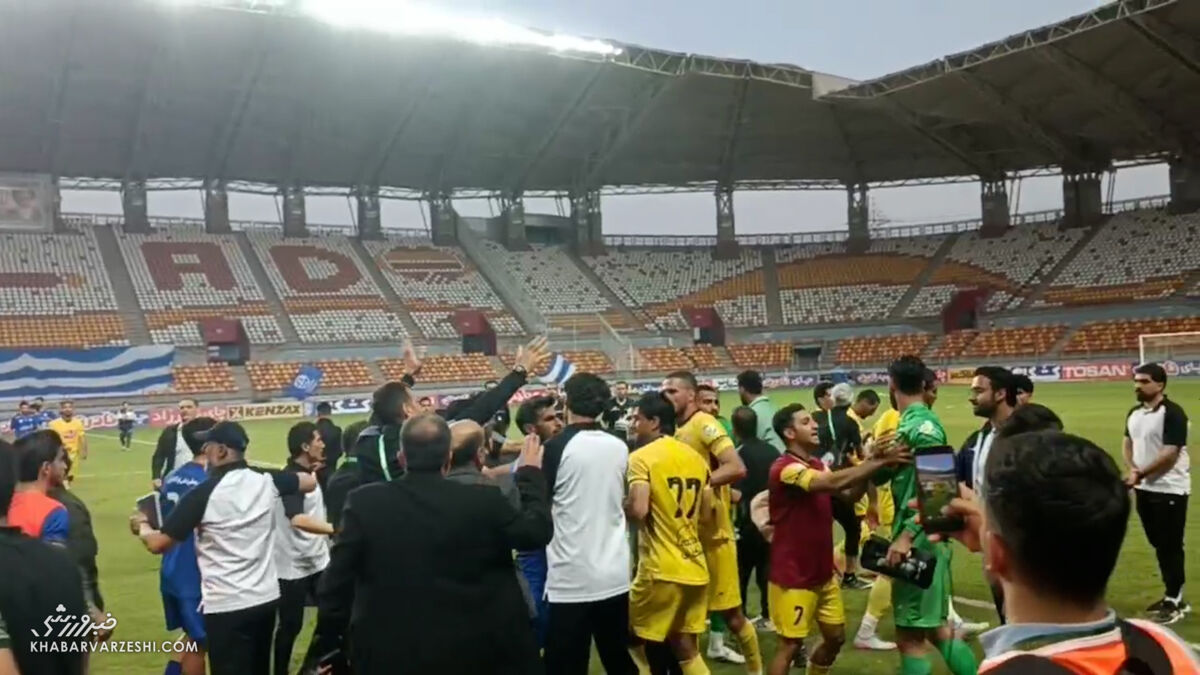 درگیری استقلال خوزستان فجر سپاسی