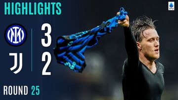 ویدیو| خلاصه بازی اینتر ۳ - یوونتوس ۲/ سراسر هیجان با گل دقیقه ۹۰