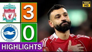 ویدیو| خلاصه بازی لیورپول ۳ - برایتون ۰/ پیروزی آسان با درخشش صلاح