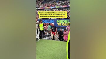 ویدیو| انفجار ورزشگاهی در کلمبیا همزمان با ورود مسی