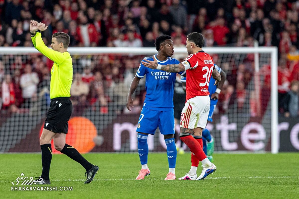 درگیری در دیدار بنفیکا-رئال مادرید