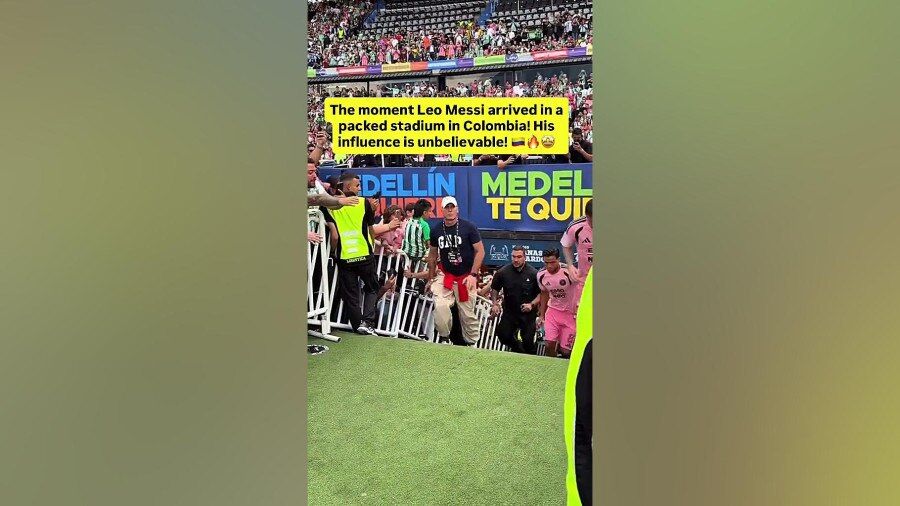ویدیو| انفجار ورزشگاهی در کلمبیا همزمان با ورود مسی