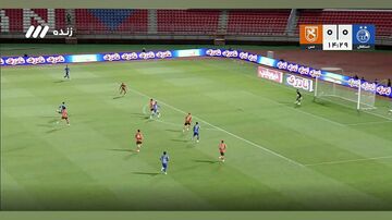 ویدیو| گل اول استقلال با سوپرشوت منیر الحدادی/ آبی‌ها از مس پیش افتادند