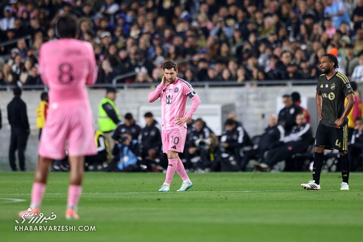 لیونل مسی در دیدار لس آنجلس اف سی - اینترمیامی