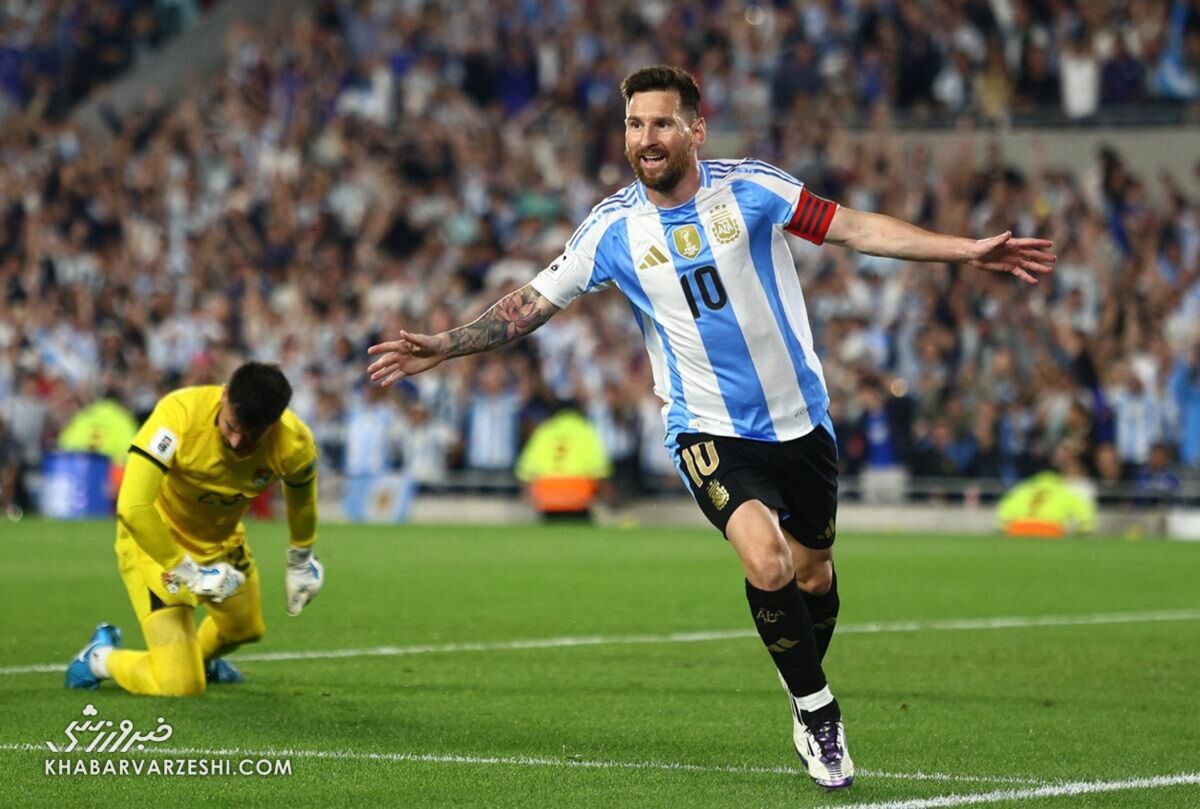 لیونل مسی با پیراهن تیم ملی آرژانتین