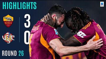 ویدیو| خلاصه بازی رم ۳ - کرمونزه ۰/ رسیدن به رتبه سوم با پیروزی آسان