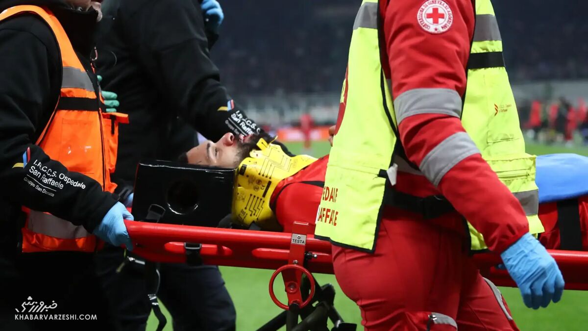 ویدیو| صحنه دلخراش؛ استخوان و فک ستاره فوتبال شکست