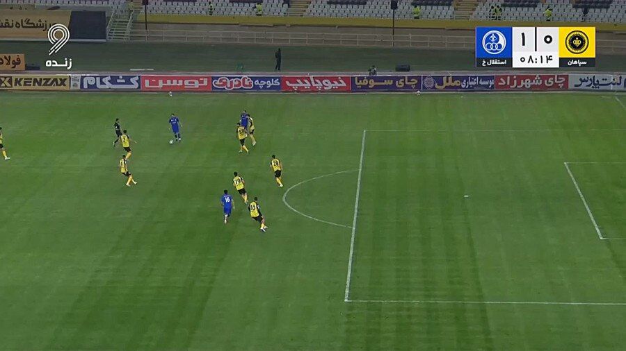 ویدیو| خلاصه بازی سپاهان ۳ – استقلال خوزستان ۱/ کامبک طلایی‌پوشان برای گلباران آبی‌ها