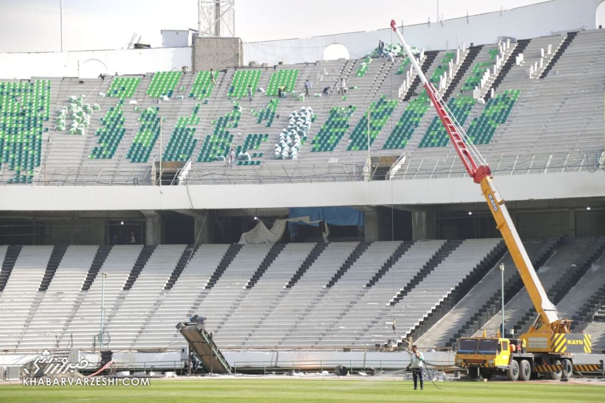 ویدیوی منتشر شده از مراحل بازسازی آزادی