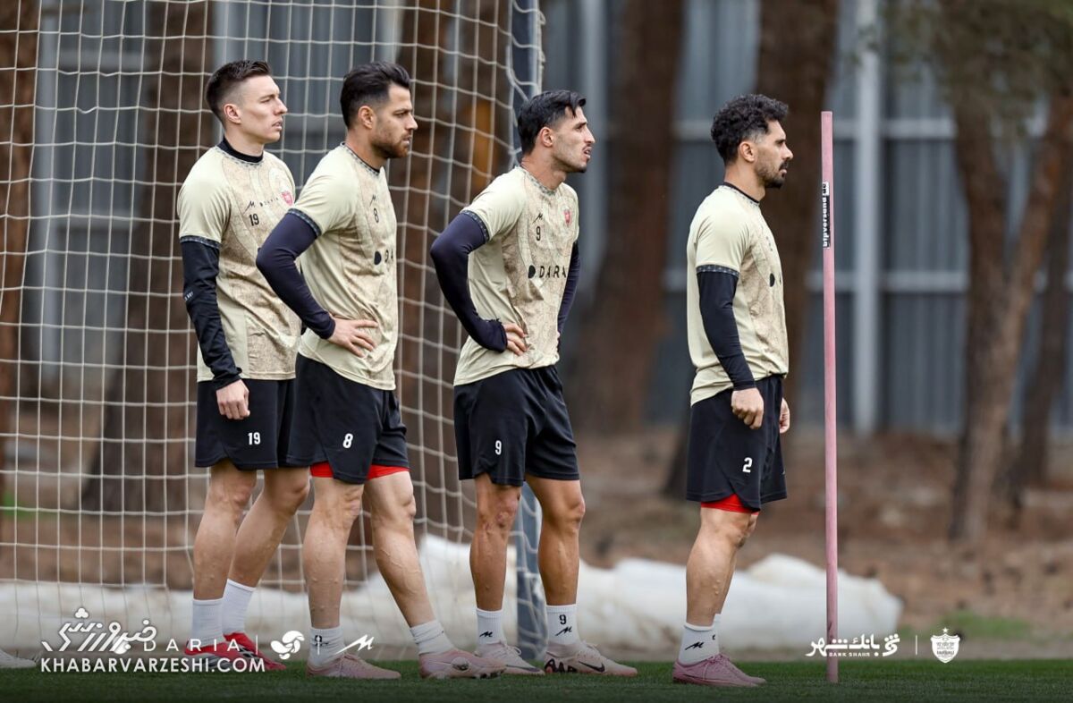 دل اوسمار قرص شد/ بازگشت ملی‌پوشان پرسپولیس +عکس