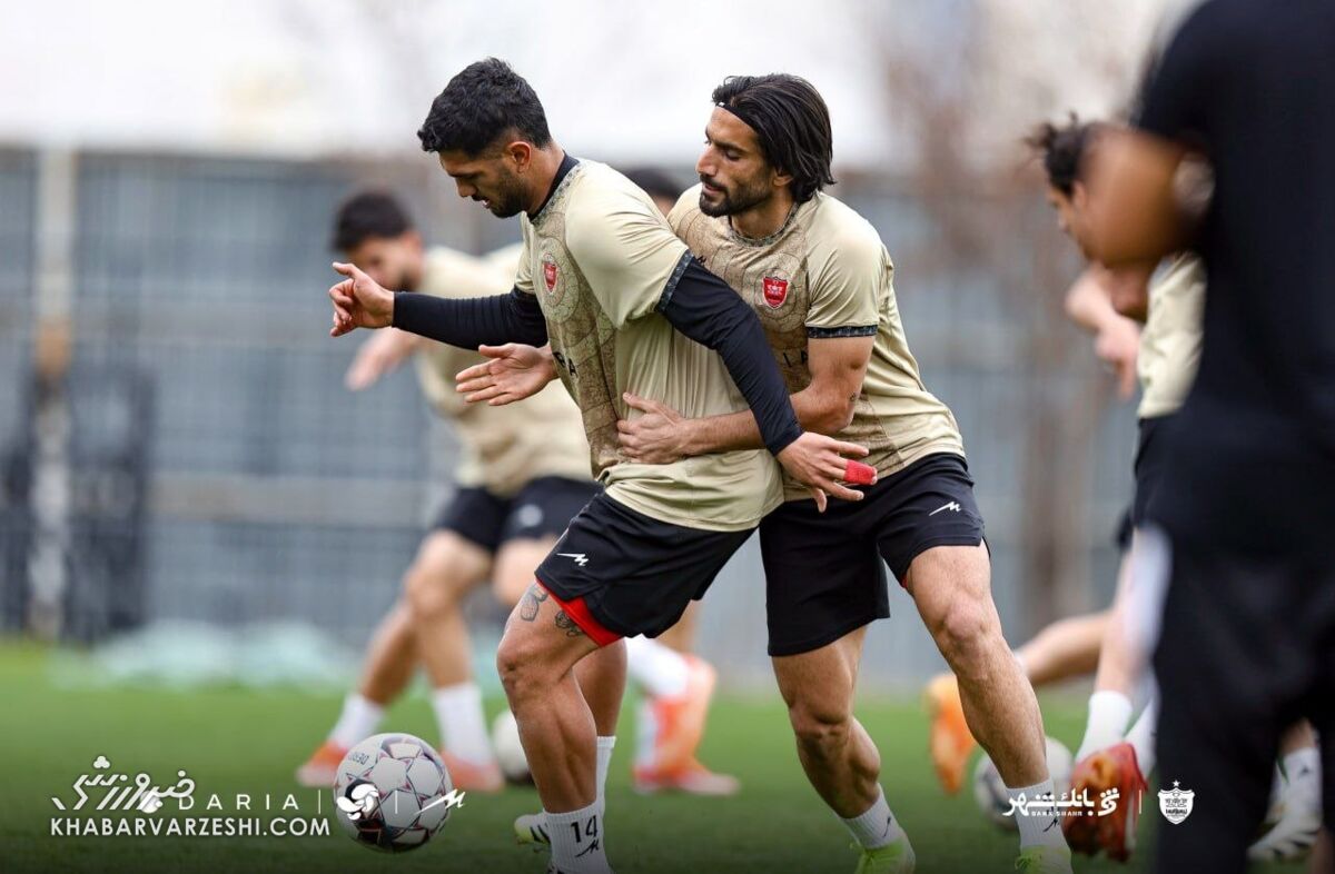 پرسپولیس در استادیوم قدیمی؛ آغاز دورهای جدید با کریم باقری تمرین پرسپولیس