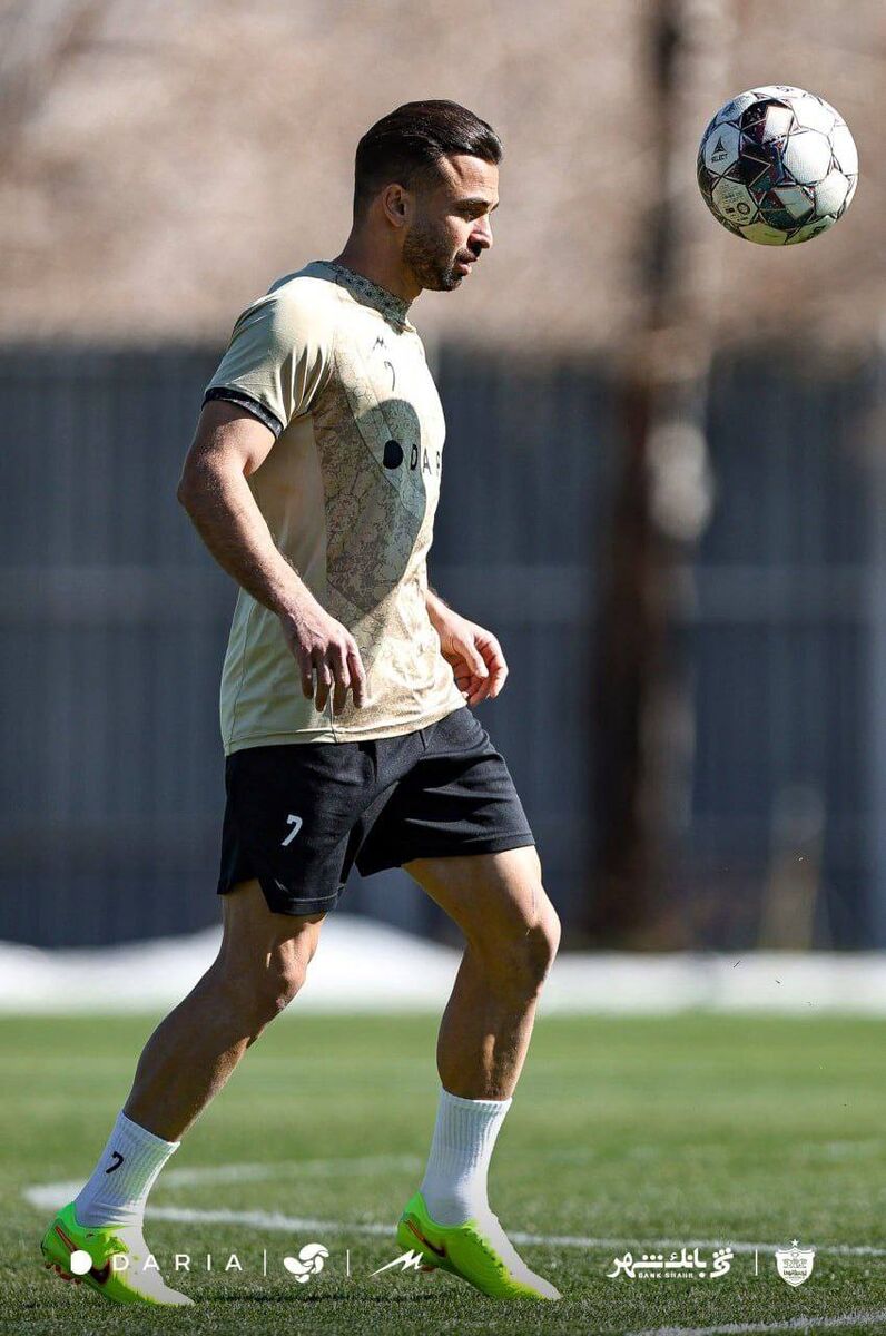 سروش رفیعی در تمرین پرسپولیس