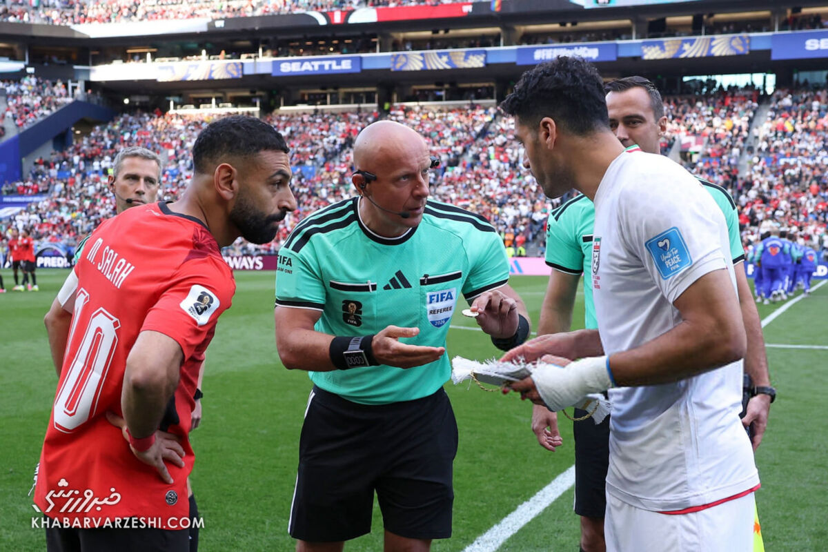 محمد صلاح و مهدی طارمی در دیدار مصر - ایران