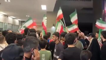 ویدیو| حضور مردم در فرودگاه مهرآباد برای استقبال از تیم ملی