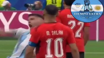 ویدیو| خوشحالی جنجالی رومرو برای رفتن روی مخ محمد صلاح!