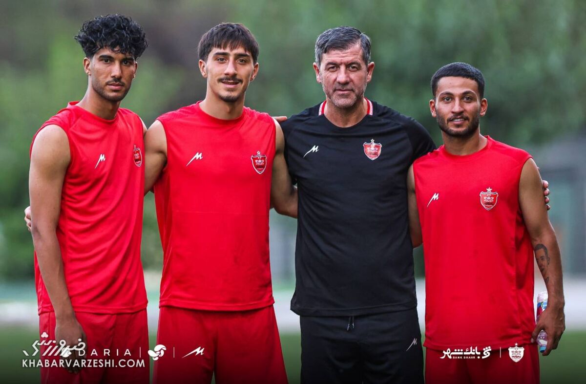 کریم باقری با ستارههای تیم ملی به پرسپولیس برگشت +تصاویر