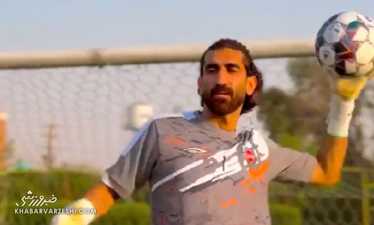 ویدیو| استقبال از بیرانوند در بازگشت به تراکتور
