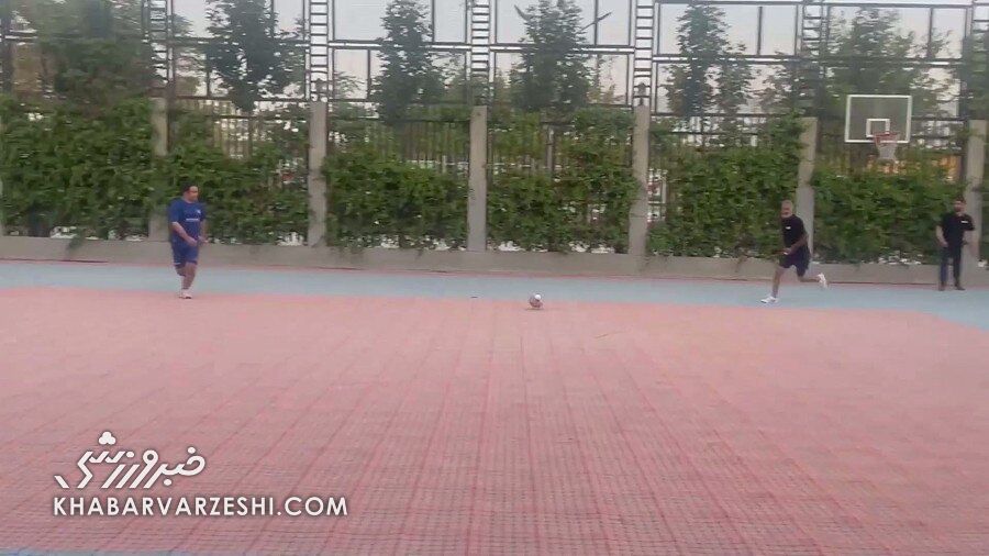 ویدیو| مسابقه فوتبال بین کادر فنی کشتی آزاد و فرنگی