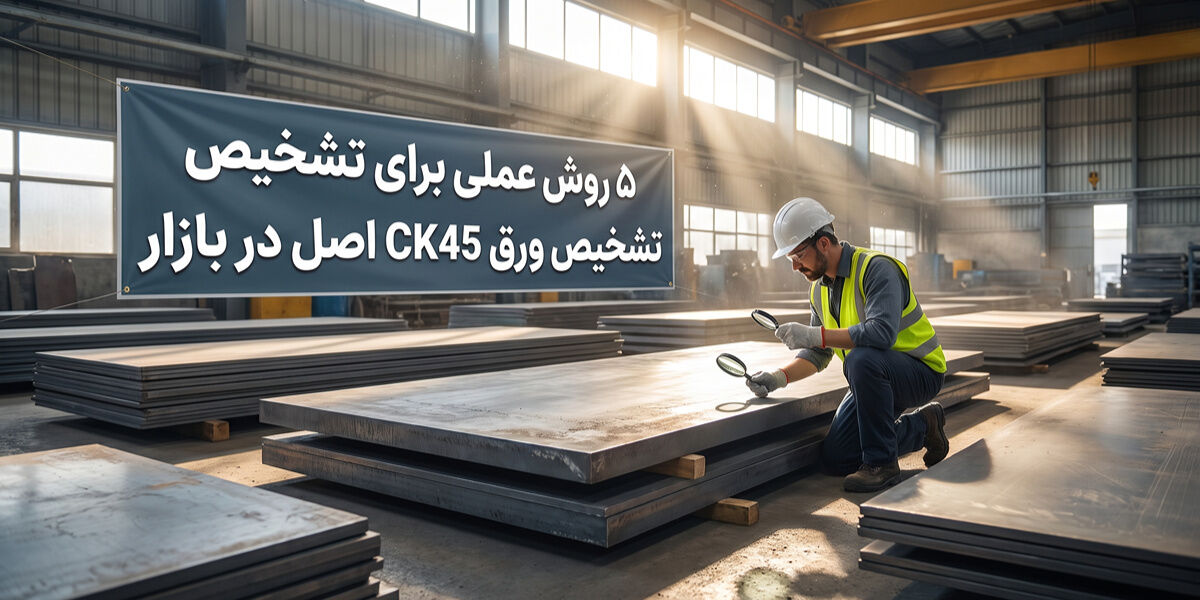 تشخیص ورق CK45 اصل در بازار