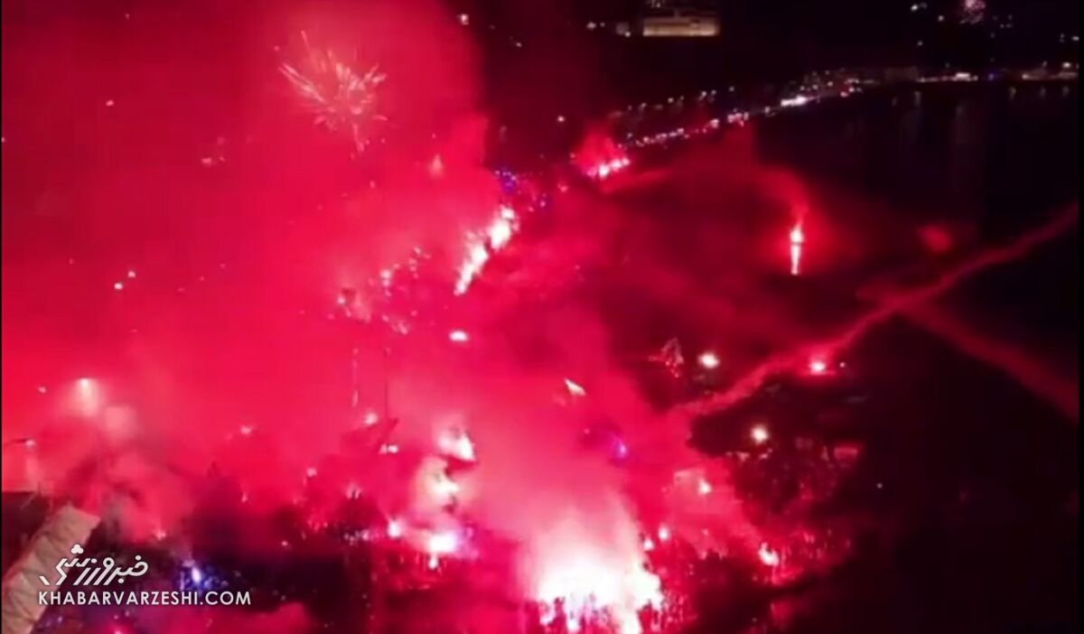 جشن صد سالگی باشگاه ناپولی با حضور پرشور هواداران