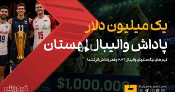 ویدیو| تیم‌های لیگ‌ ملت‌های والیبال چقدر پاداش گرفتند؟