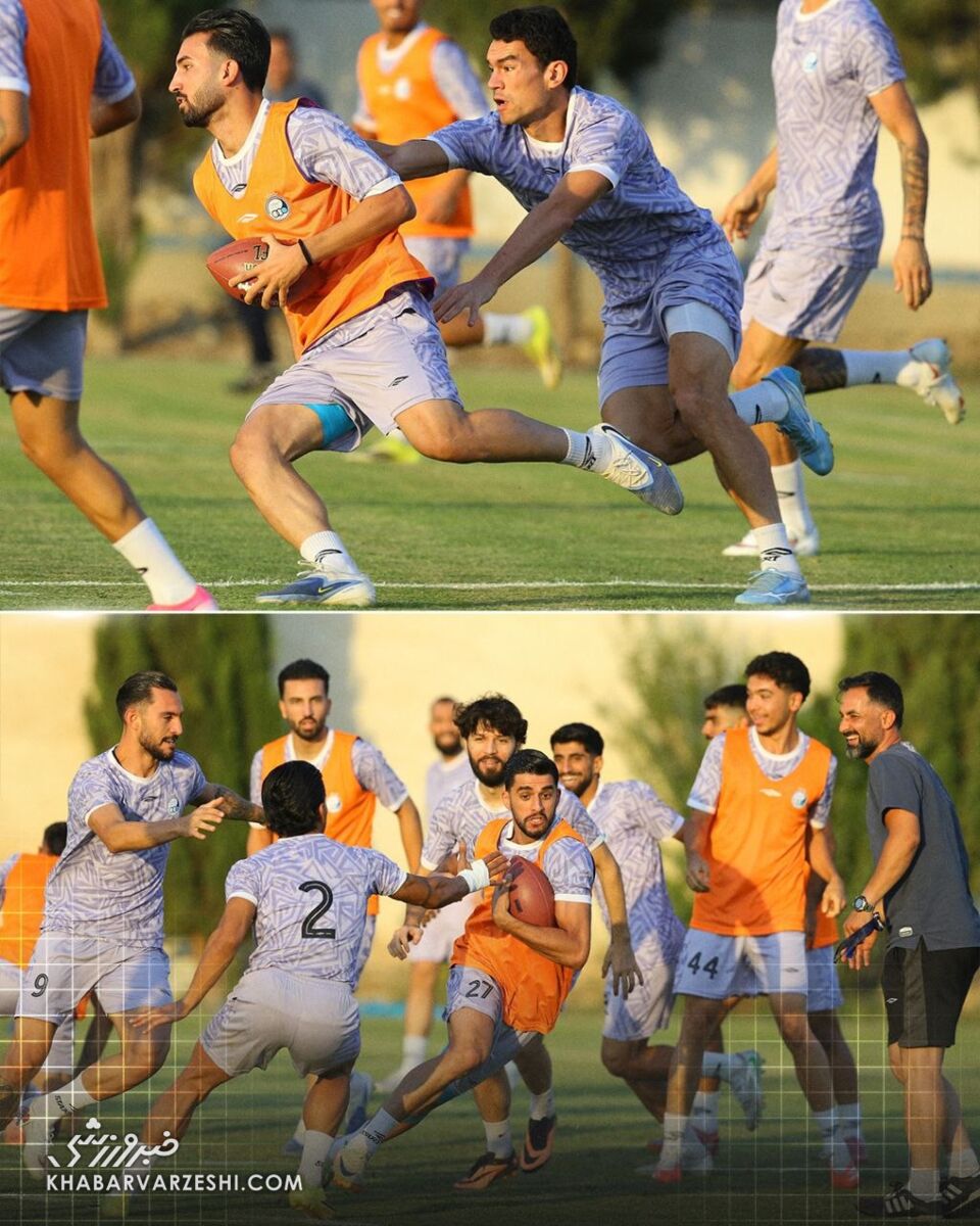 تمرین متفاوت استقلال