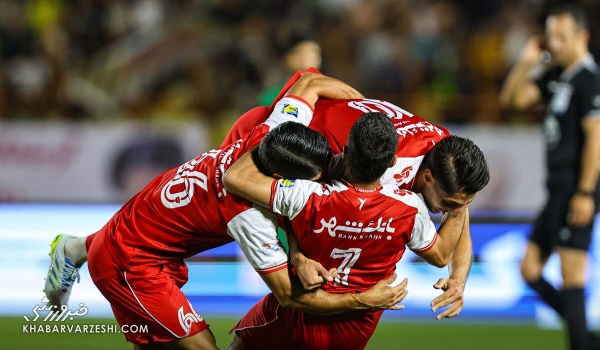 پیروزی پرسپولیس با دو گل در ربع اول مقابل شمس آذر