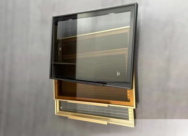 قیمت درب فریم لس شیشه ای کابینت