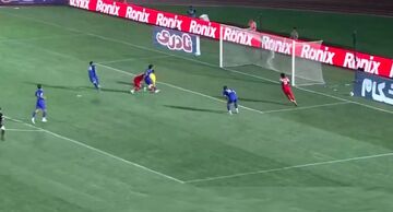 ویدیو| گل چهارم پرسپولیس به استقلال خوزستان (شهرآبادی)/ گل صدرنشینی پرسپولیس