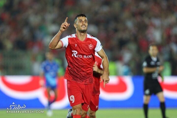 شادی گل علی علیپور؛ پرسپولیس - استقلال خوزستان