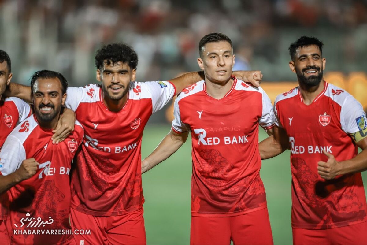 فرق عجیب سرگیف با بازیکنان پرسپولیس +عکس