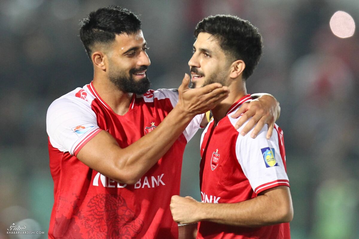 واکنش جالب هافبک پرسپولیس به مقایسه خودش با کریم باقری +عکس