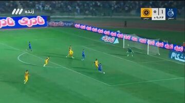 ویدیو| گل دوم استقلال به سپاهان (اسماعیل قلی‌زاده)