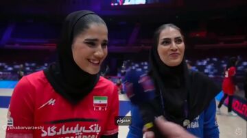ویدیو| وقتی انگلیسی ملی پوش زن والیبال ایران تمام شد/ تقدیر گزارشگر خارجی از فاطمه خلیلی: فوق‌العاده‌اید!