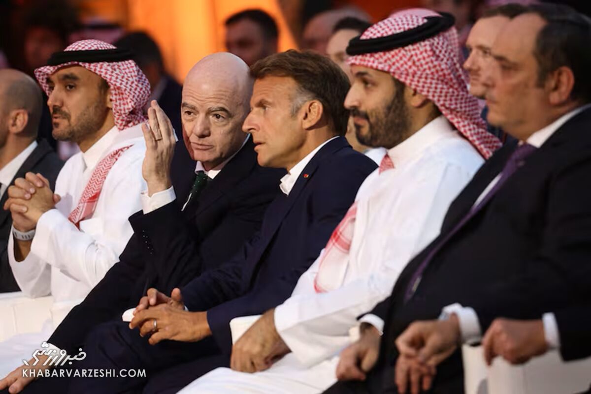 جانی اینفانتینو، محمد بن سلمان و امانوئل مکرون