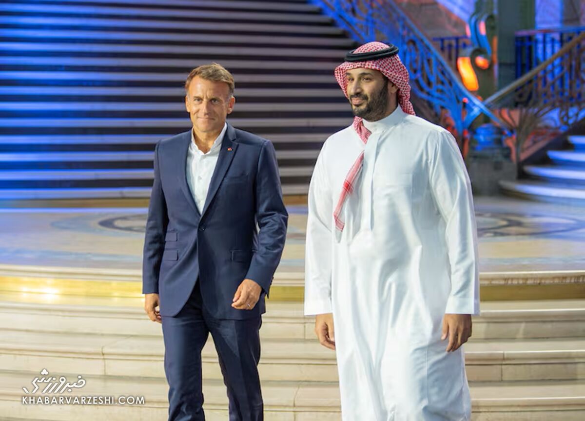 محمد بن سلمان و امانوئل مکرون