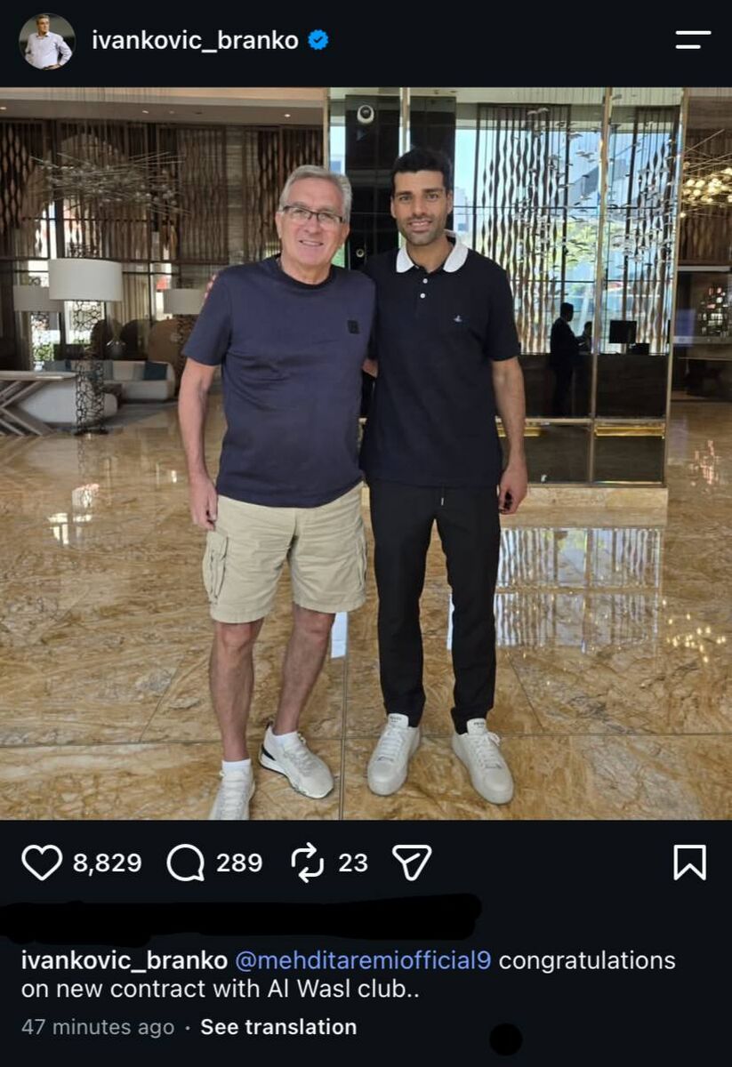 قاب جذاب برای پرسپولیسی ها در دبی +عکس