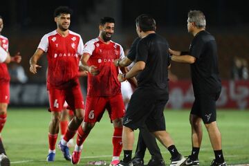 گزارش تصویری| دژ دفاعی ملوان راحت فرو ریخت؛ پرسپولیس با برد به دربی رسید