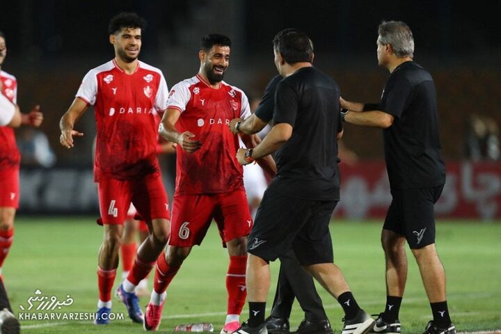 شادی گل؛ پرسپولیس - ملوان