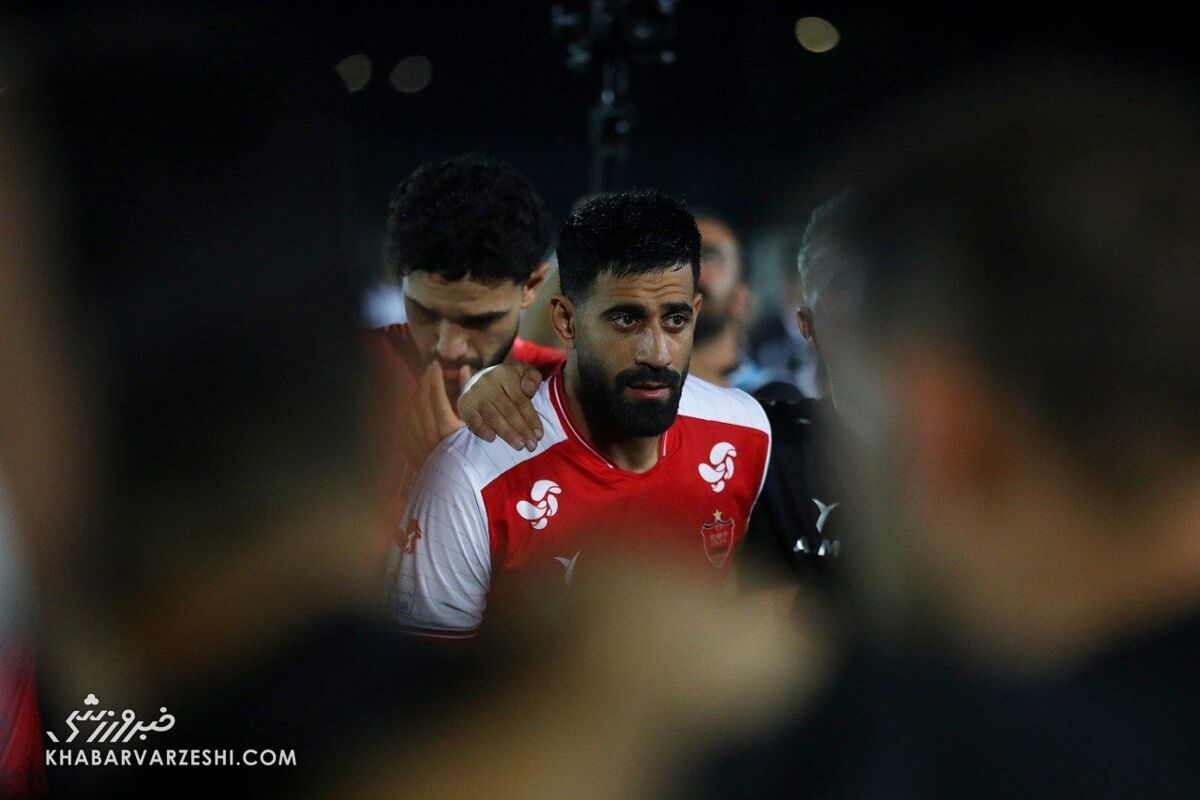 مقصد ستاره پرسپولیس بعد از گلزنی +عکس