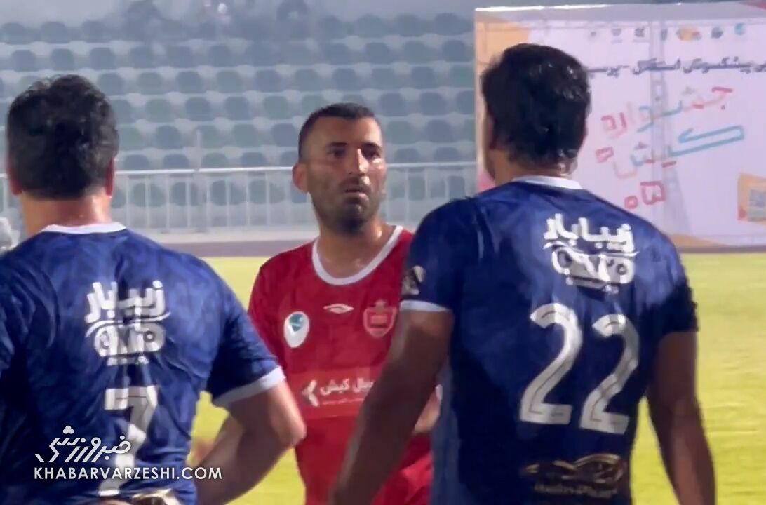 جدال لفظی ستاره‌های سابق استقلال و پرسپولیس قبل از دربی/ علی نیکبخت: حق نداری! محسن مسلمان: کی گفته؟! +ویدیو