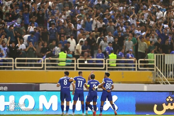 شادی گل یاسر آسانی؛ استقلال - پرسپولیس