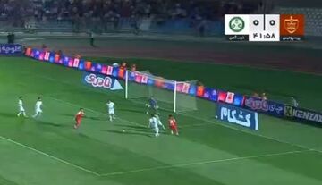 ویدیو| گل اول پرسپولیس به ذوب آهن (علی علیپور)