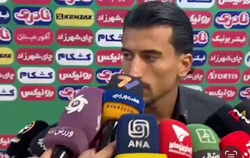 ویدیو| صالح حردانی جلوی خبرنگاران عذرخواهی کرد