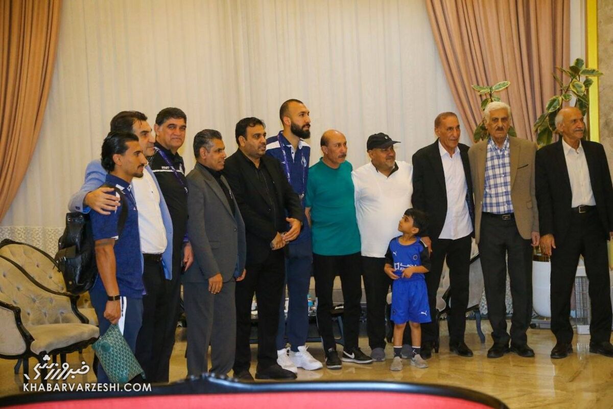 چهرههای مطرح فوتبال ایران مهمان استقلال +عکس