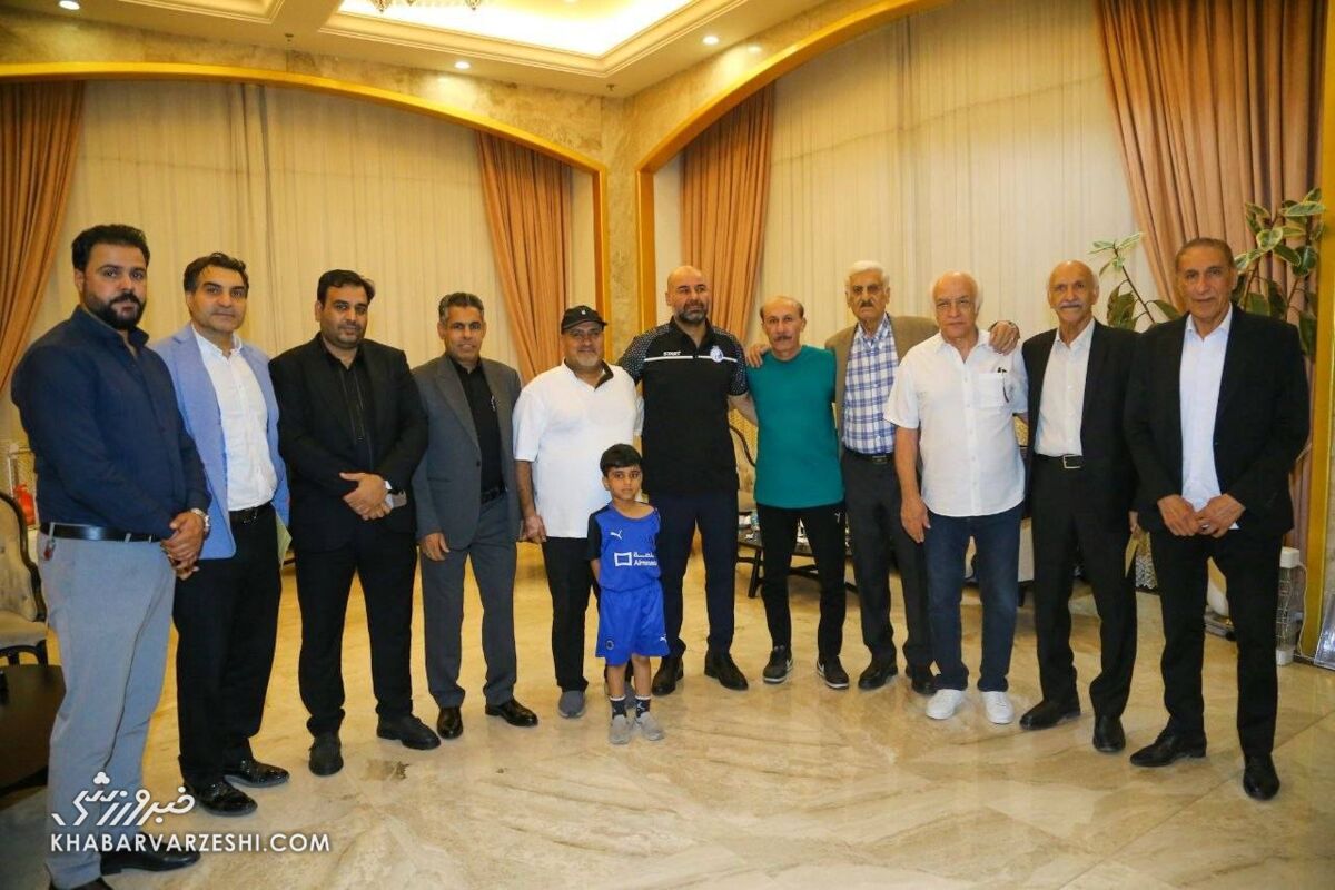 چهرههای مطرح فوتبال ایران مهمان استقلال +عکس