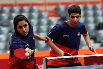 اولین تیم‌های ملی میکس پینگ‌پنگ ایران/ نخستین همکاری مشترک آقایان و بانوان ملی‌پوش در آسیا +عکس