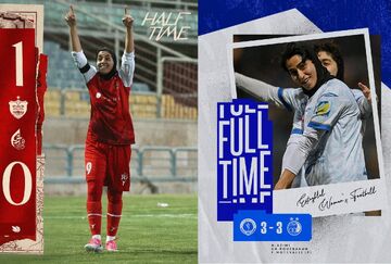 پرسپولیس مدعی قهرمانی شد و استقلال فاصله گرفت/ هت‌تریک سرخ‌ها در پیروزی و توقف آبی‌ها